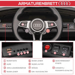 Audi Kids' Electric Car, 2.4G Remote Control, Music, Horn, LED, USB, Black