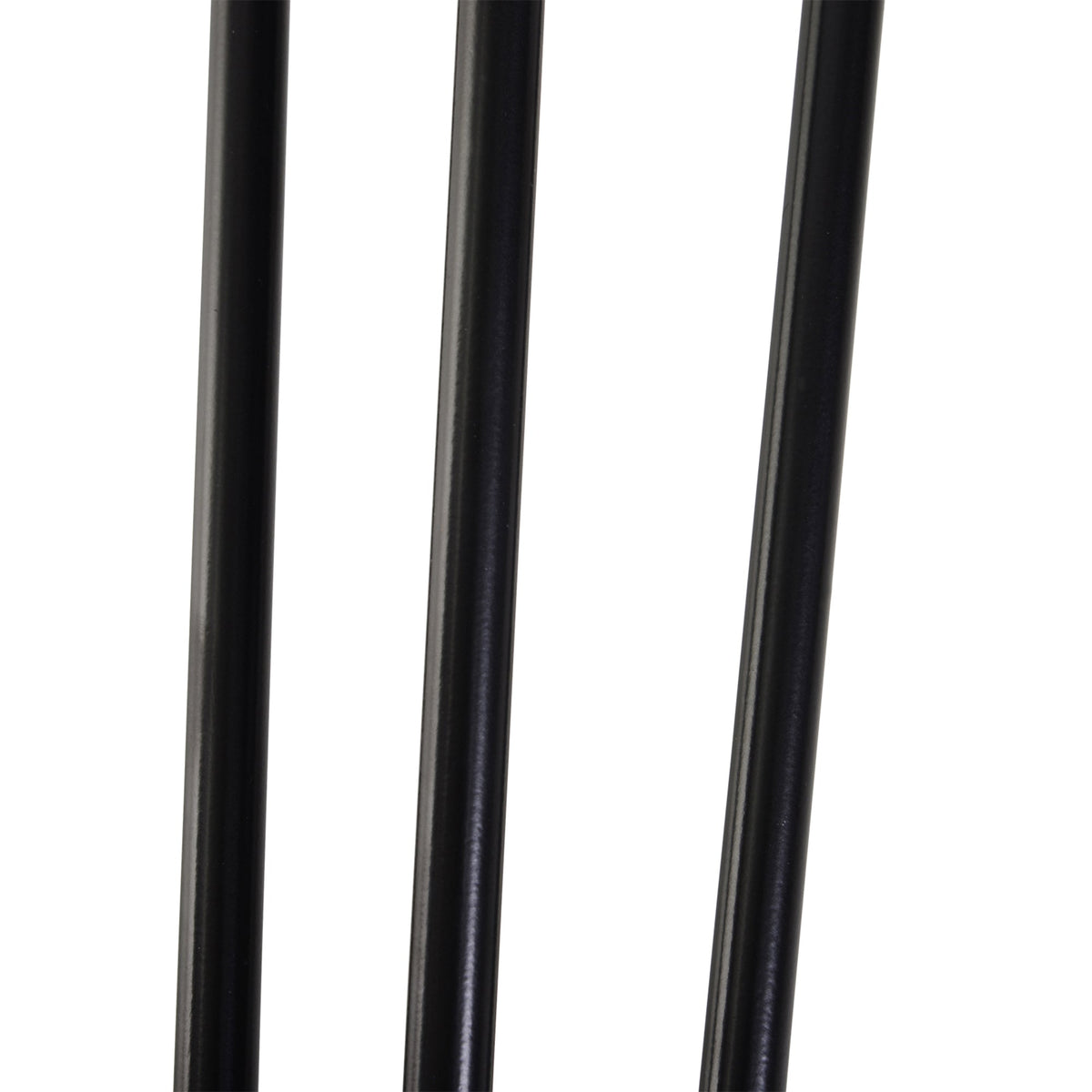 Table Legs, 4 pcs Steel Fork Design, Black