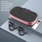 Vibration Plate Whole Body Fitness with Resistance Bands Speed Control