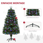 Artificial Christmas Tree, LED Lights, Star Top, Green