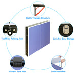 Table Tennis Table, Foldable Portable 137.2cm/4.5FT, Ping Pong Set