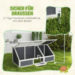 Turtle Box, Bottomless Outdoor Enclosure, Light Gray