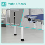 Pet Grooming Table, Hairdressing Brushing Washing, Metal Blue