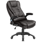 Massage Office Executive Gaming Chair with 6-Point Vibration, Heat Function, Artificial Leather