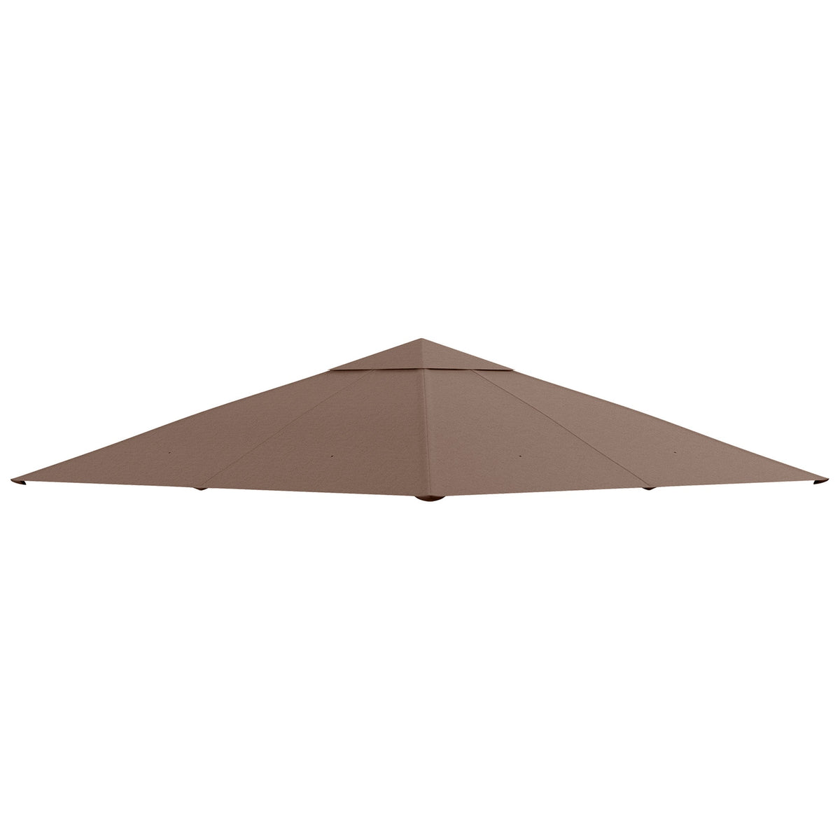 Replacement Roof 2.93x2.93m Gazebo Cover Sunshade Polyester Coffee