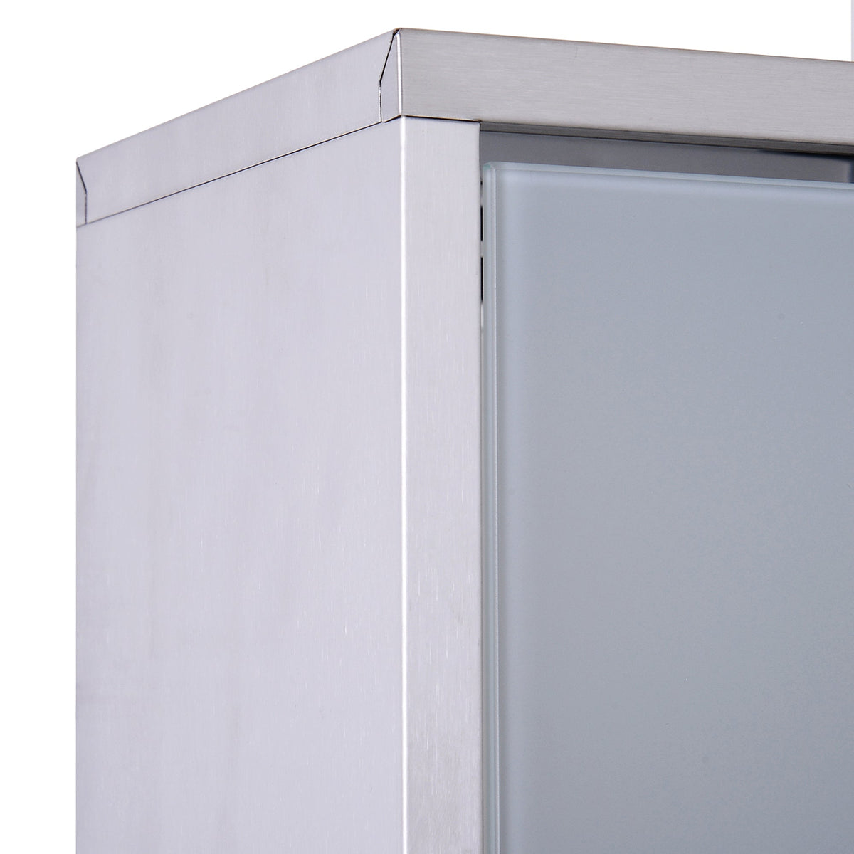Medicine Cabinet First Aid, Lock, Stainless Steel