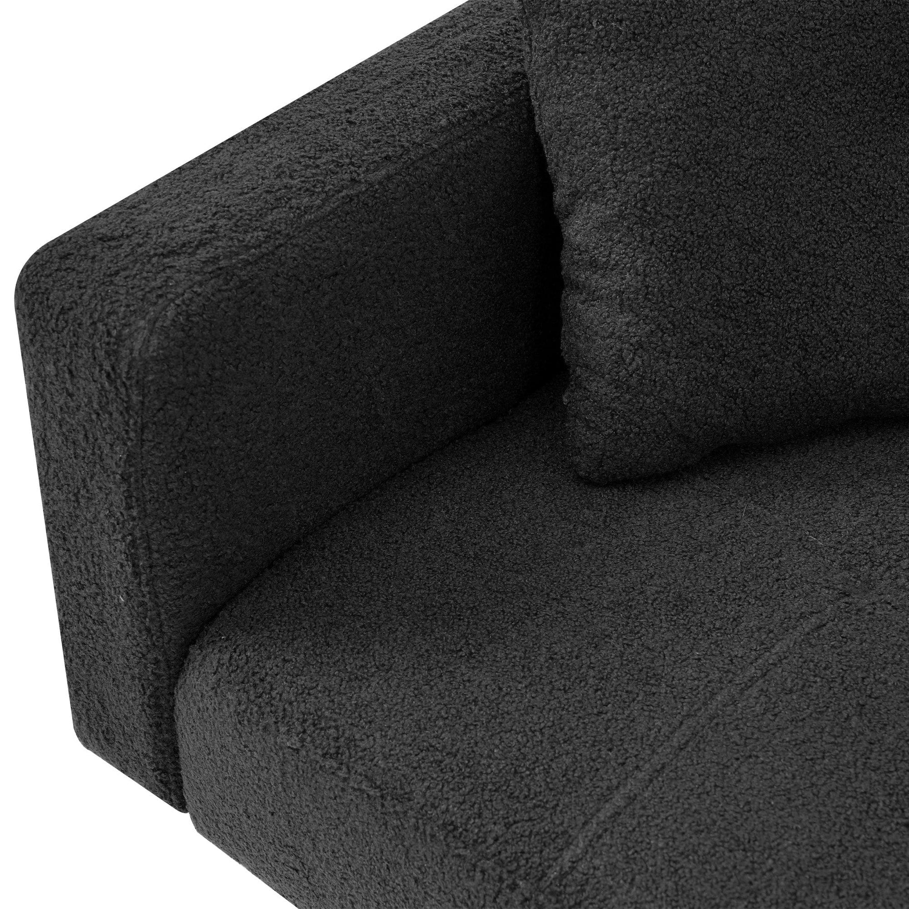 Sofa Bed, Adjustable Angle with Cushions & Storage Pockets, Golden Legs