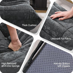 MMC-SHENHUI Bean Bag Chair Ergonomic 5-Point Support Suede