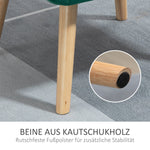 Single Armchair, Relax Chair, Velvet, Green