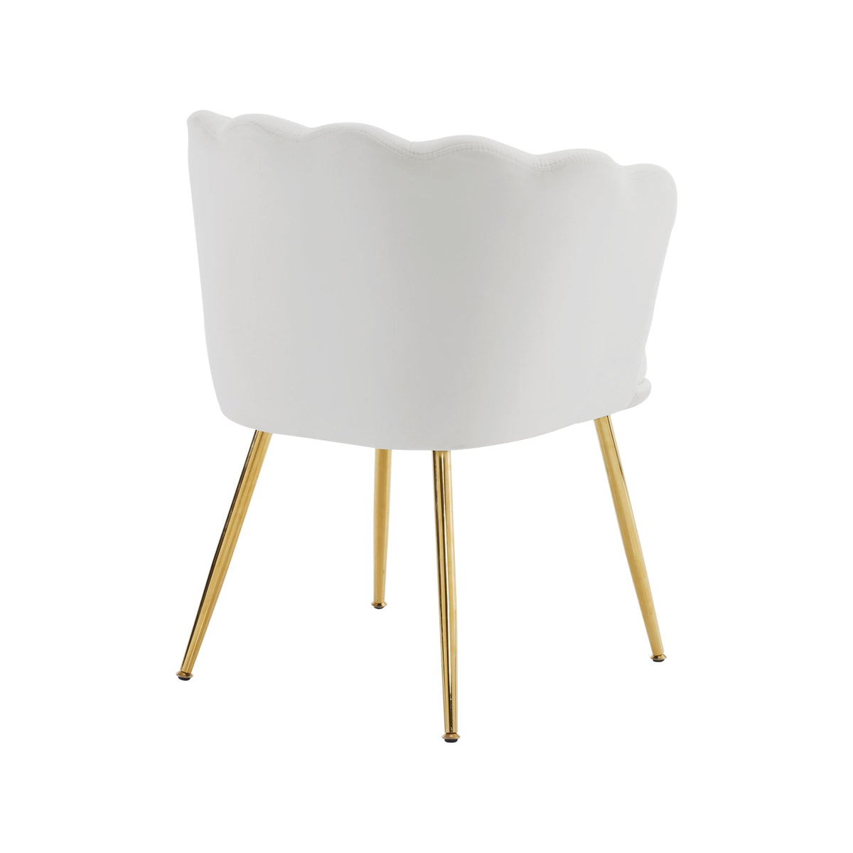 Modern velvet armchair, comfortable upholstered decorative chair, gold-plated metal legs