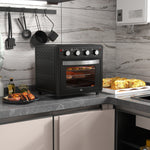 Mini Oven 30L Convection Hot Air Fryer 7 Modes, Baking/Grill Rack
