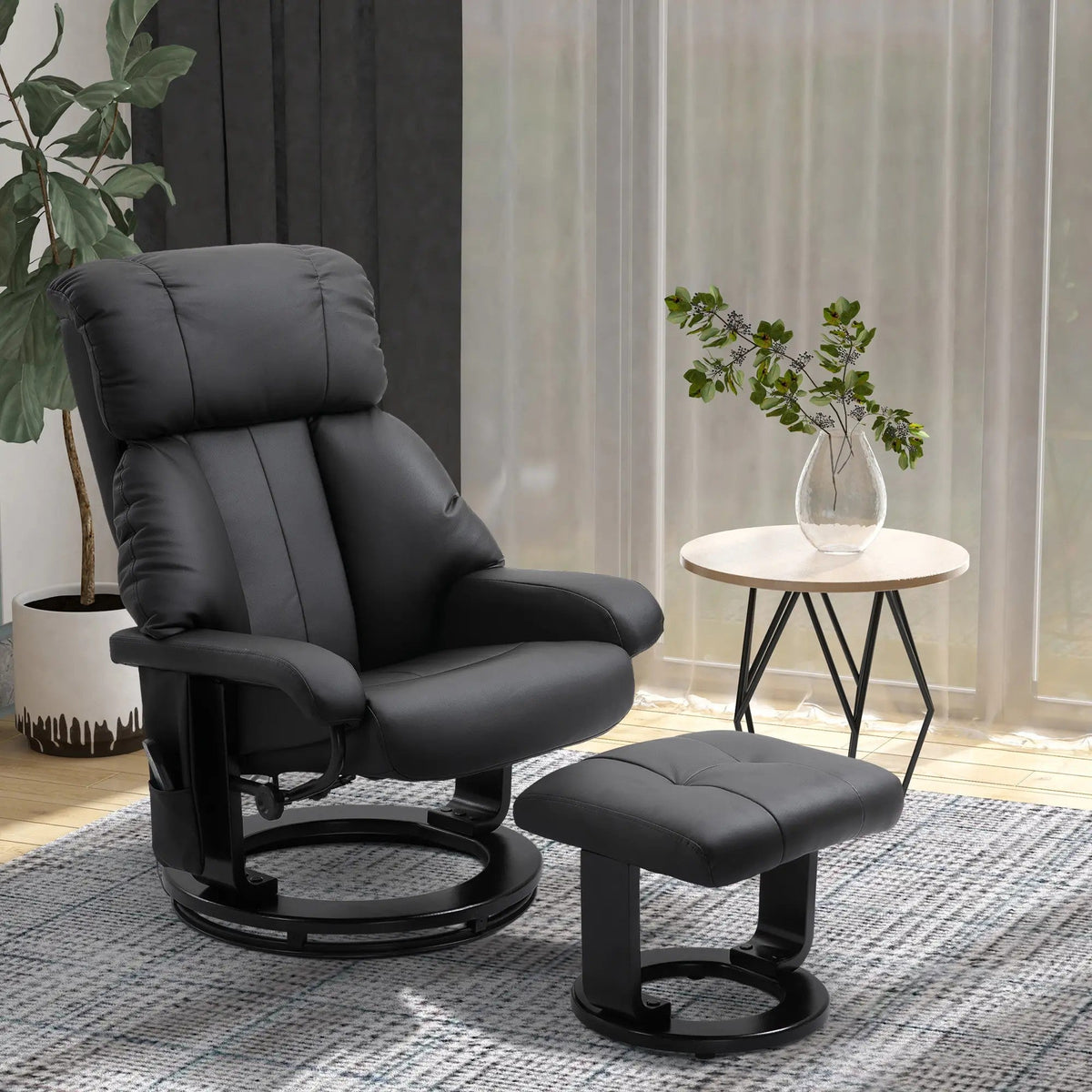 Stool, Massage Black
