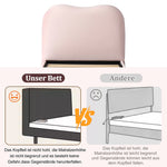 Upholstered Single Bed 90x200cm Hydraulic Storage Slatted Base - Velvet Pink