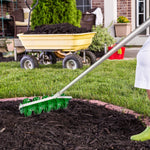 Lawn Aerator 45cm Wide Manual with 30 Iron Spikes