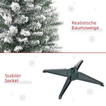 Artificial Christmas Tree 210cm Snow-Covered PVC Green/White
