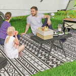 Camping Table, Adjustable Folding Metal Grid Aluminum, Black