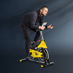 Bike Trainer, Height-Adjustable Exercise Fitness, Steel and ABS