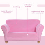 Children's Sofa, Armchair, Soft, Double or Single, Fabric