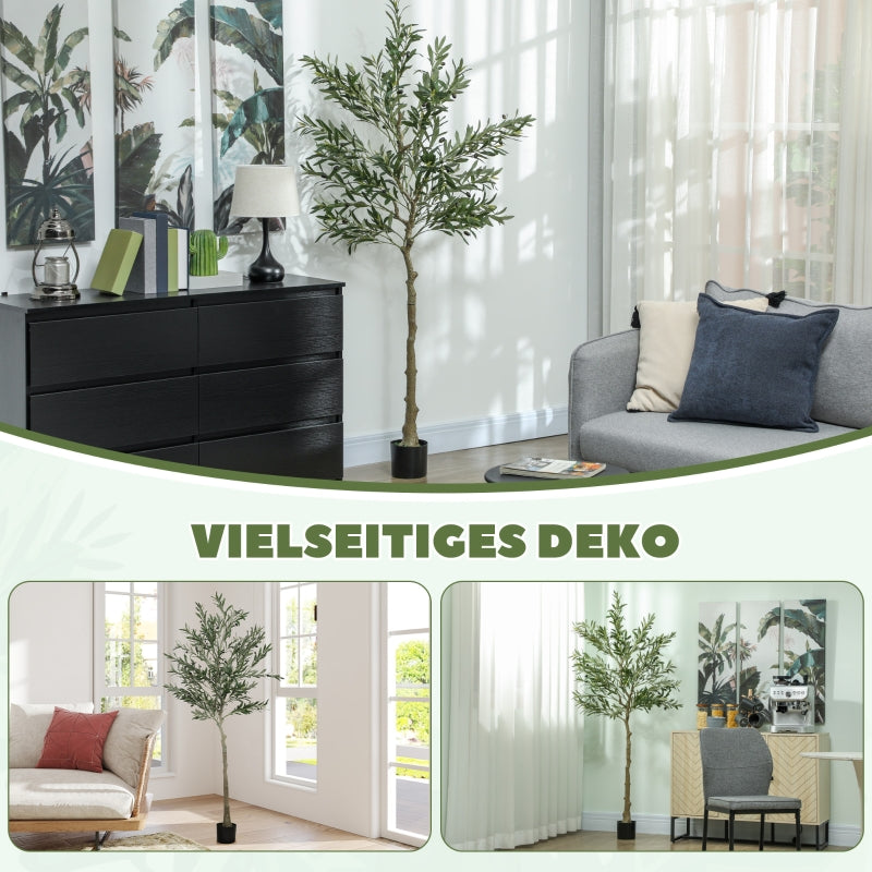Artificial Olive Tree, Large 180cm, Plastic