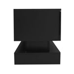 TV Stand 160cm LED Lighting 2 Drawers App Control Anti-Tip High-Gloss Black
