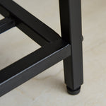 Hallway Wardrobe Set, 2-in-1, Bench & Coat Rack, 6 Hooks, Natural + Black
