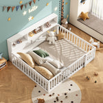 Daybed Sofa Bed 140x200cm Storage Compartment Slatted Base Pine Wood White