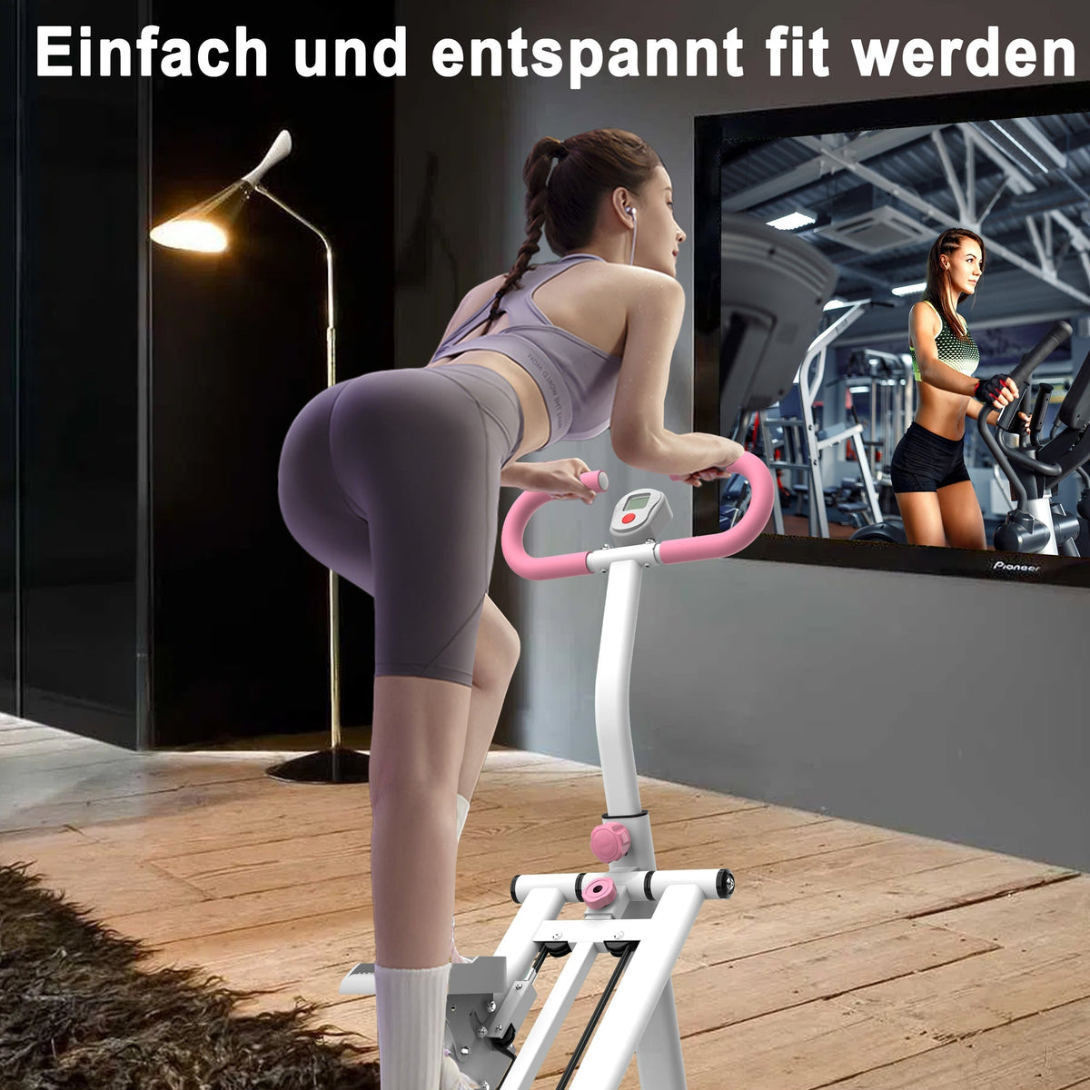 Stair Stepper Adjustable Resistance Home Gym Equipment
