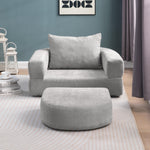 Compressed Sofa Bed Futon, Versatile Foldable Sleeper Chair & Mattress for Guest/Office, Fabric
