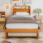 Wooden Bed 90x200cm with 90x190cm Pull-Out Bed, Wood