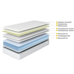 Hydraulic Bed, 90x200cm, Adjustable Headboard, Storage, Light Grey Velvet