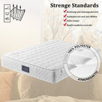 Upholstered Double Bed 140x200cm Hydraulic Storage Adjustable Headrests Metal Slatted Base - Grey Linen