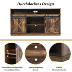 TV Cabinet, Sideboard Entertainment Center, Sliding Doors, Adjustable Shelves, Farmhouse Design Wood