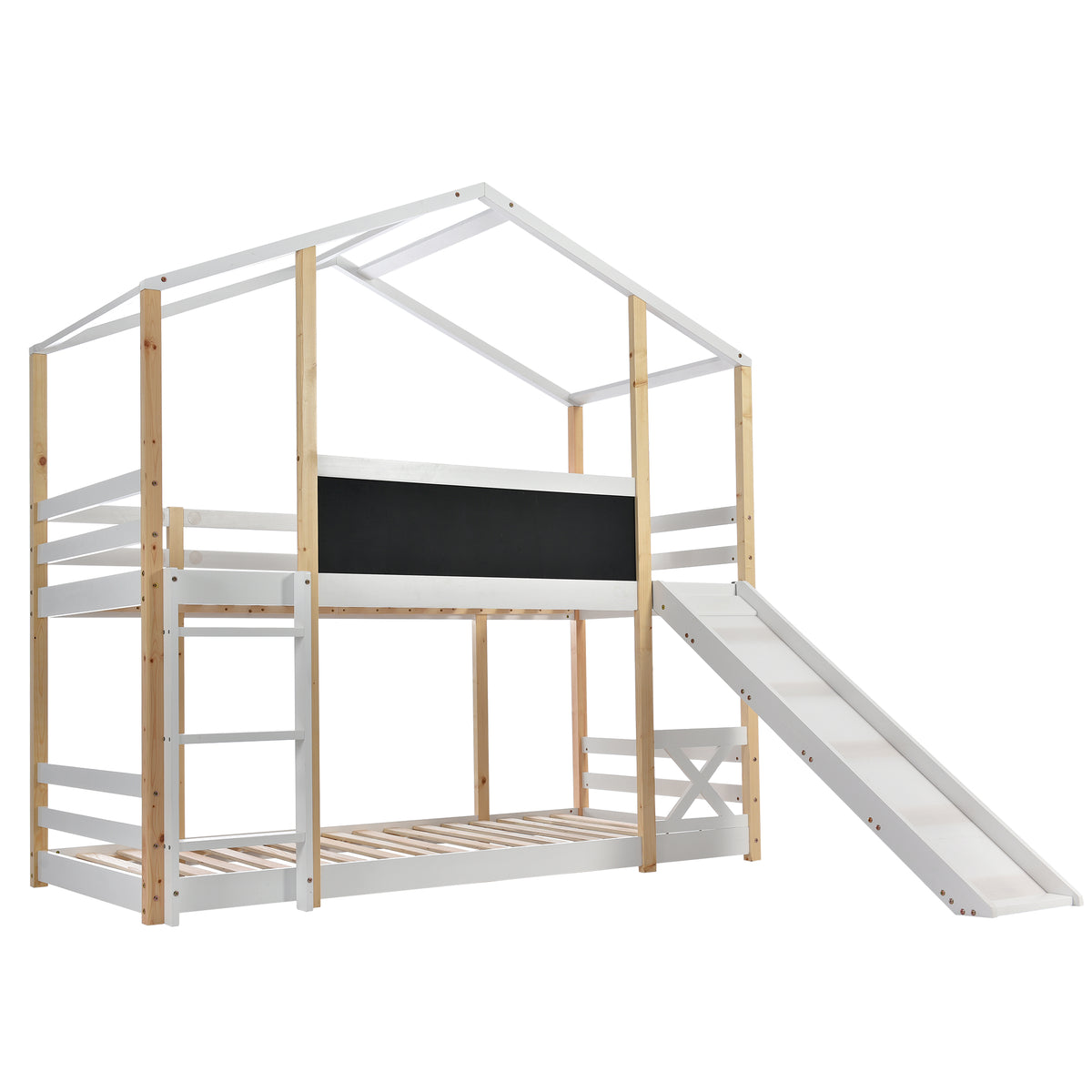 Kids Indoor Play Slide - Toddler Climber Activity Set, Plastic