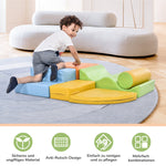 6-piece giant building blocks for romping, climbing, sliding, and crawling, colorful