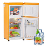 Retro Refrigerator, Freezer Combination, 86.8cm High, 60L Total Volume, Two-Door, E Energy Class