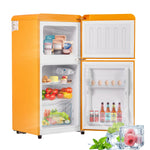 Retro Refrigerator, Freezer Combination, 86.8cm High, 60L Total Volume, Two-Door, E Energy Class