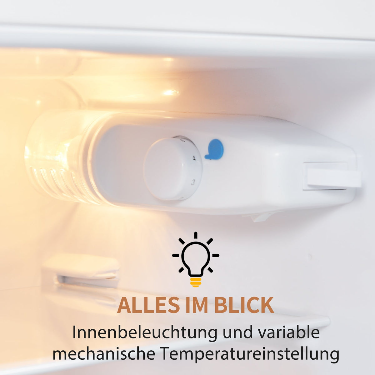 Retro Refrigerator, Fridge-Freezer, 105.5cm High, 92 Liter, Two-Door