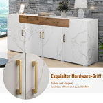 Sideboard Storage Cabinet 208 cm 4 Doors 2 Drawers, Kitchen/Buffet