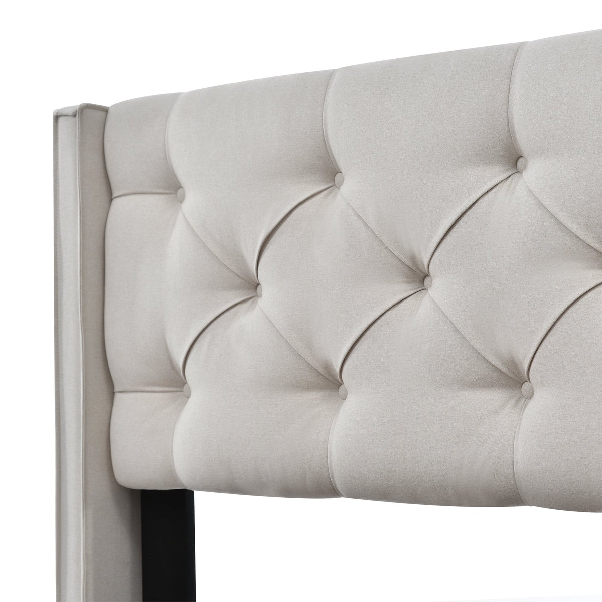 Hydraulic Single Upholstered Bed, 90x200cm, Metal Slatted Frame, Light Gray Cotton