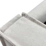 Hydraulic Single Upholstered Bed, 90x200cm, Metal Slatted Frame, Light Gray Cotton