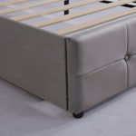 Upholstered Bed with Hydraulic Lift and Storage, Velvet Space-Saving Design, Multi-color
