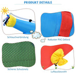 Children's Bouncy Castle, 5 in 1 inflatable outdoor castle with slide, jumping area, water pool, football net