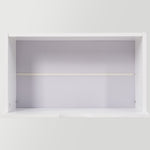 Cot Bedside Cabinet with 2 Drawers, White