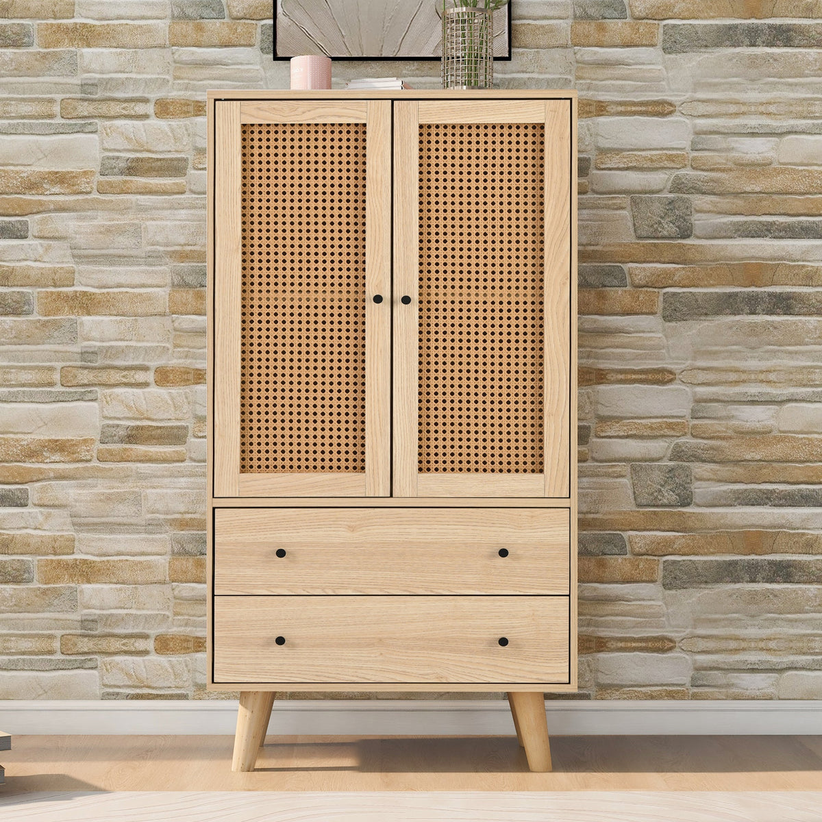 Dining Room Living Room Sideboard, Chest of Drawers Storage Cupboard TV Table, 60 cm Wide