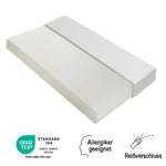 Mattress Comfortable Bedspread with Anti-slip Grips, Oeko-Tex Certified, Ergonomic, Breathable, Durable, Firmness H3, 90x200cm
