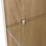 LED Sideboard Cabinet with 3 Doors and 3 Drawers, Oak