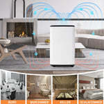 Dehumidifier 25L/day, 3-in-1 Air Purifier & Dryer, 6L Water Tank LED Screen