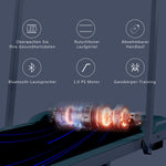 Treadmill, 2-in-1 with Remote Control, LED Display & Bluetooth Speaker, Foldable