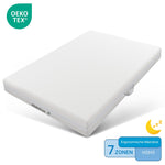 Cold Foam Double Mattress 140x200 7-Zone Comfort Foam, 20cm High