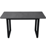 Dining Table Industrial Style Rectangular Iron - Grey